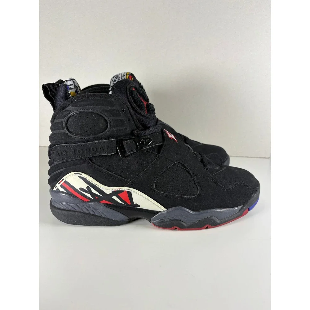 Nike Air Jordan 8 Retro Playoff Black Red Concord 305381-061 Mens Sneakers